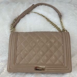 BCBG quilted leather bag